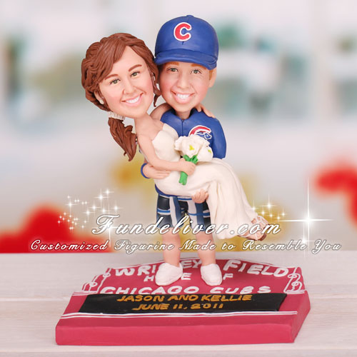 Chicago Cubs Wrigley Field Marquee Sign Cake Toppers - Click Image to Close